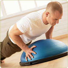 BOSU balance trainer