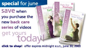 save on back care videos