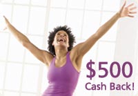 Enjoy $500 Cash Back